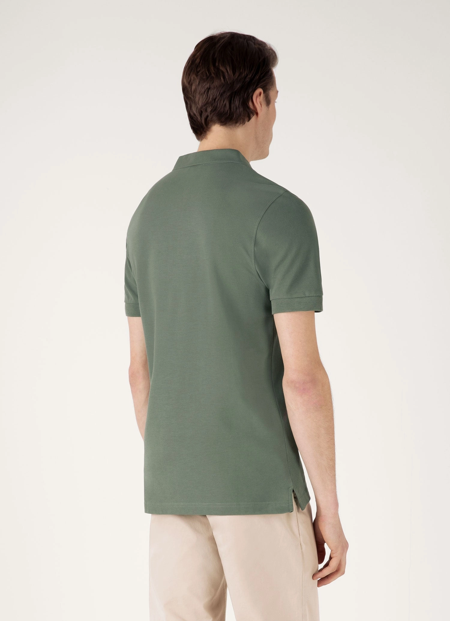 Work Appropriate Men's Piqu?? Polo Shirt in Dusk Green