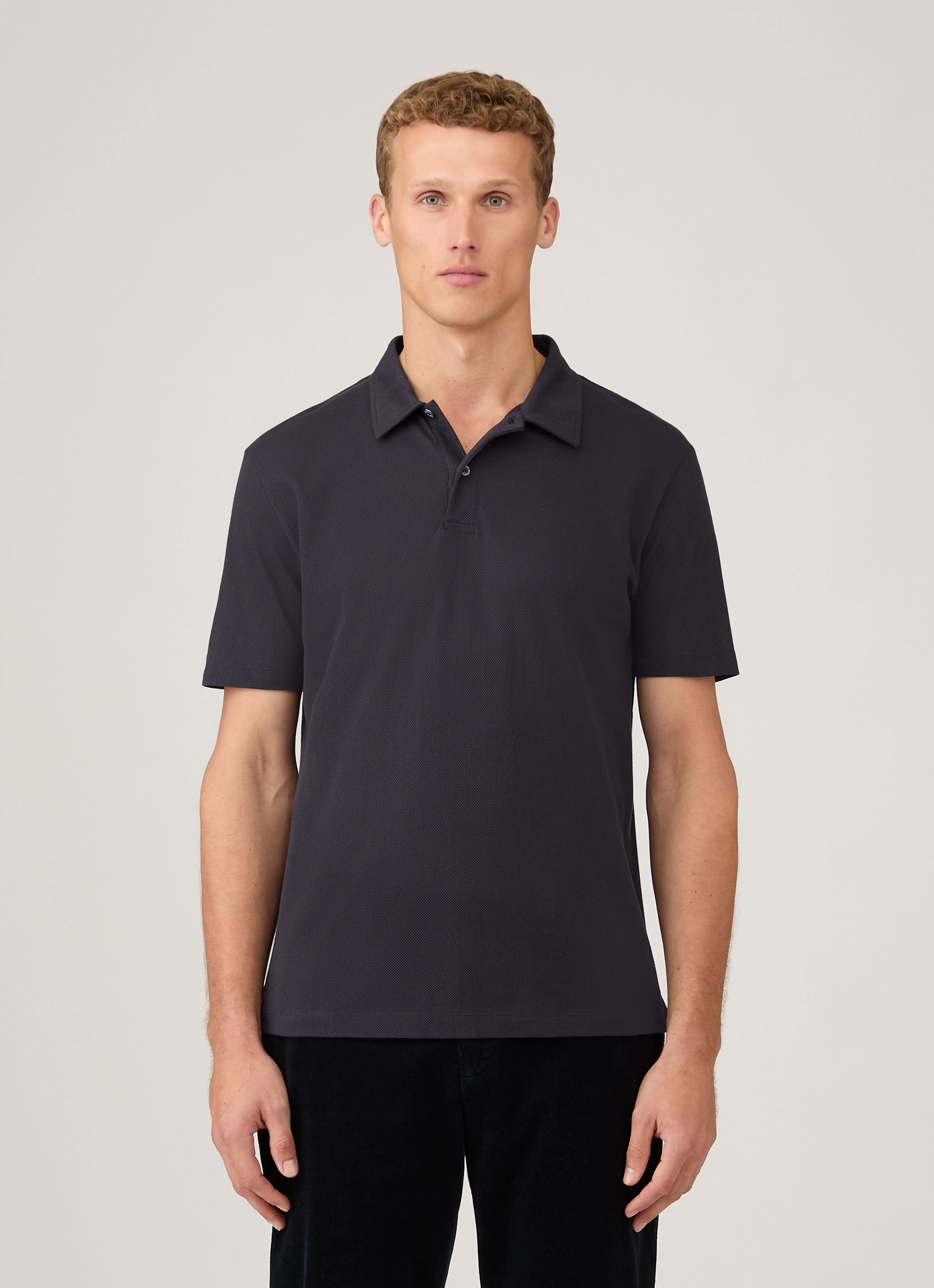 tailored look Men's Regular Fit Riviera Polo Shirt in Navy