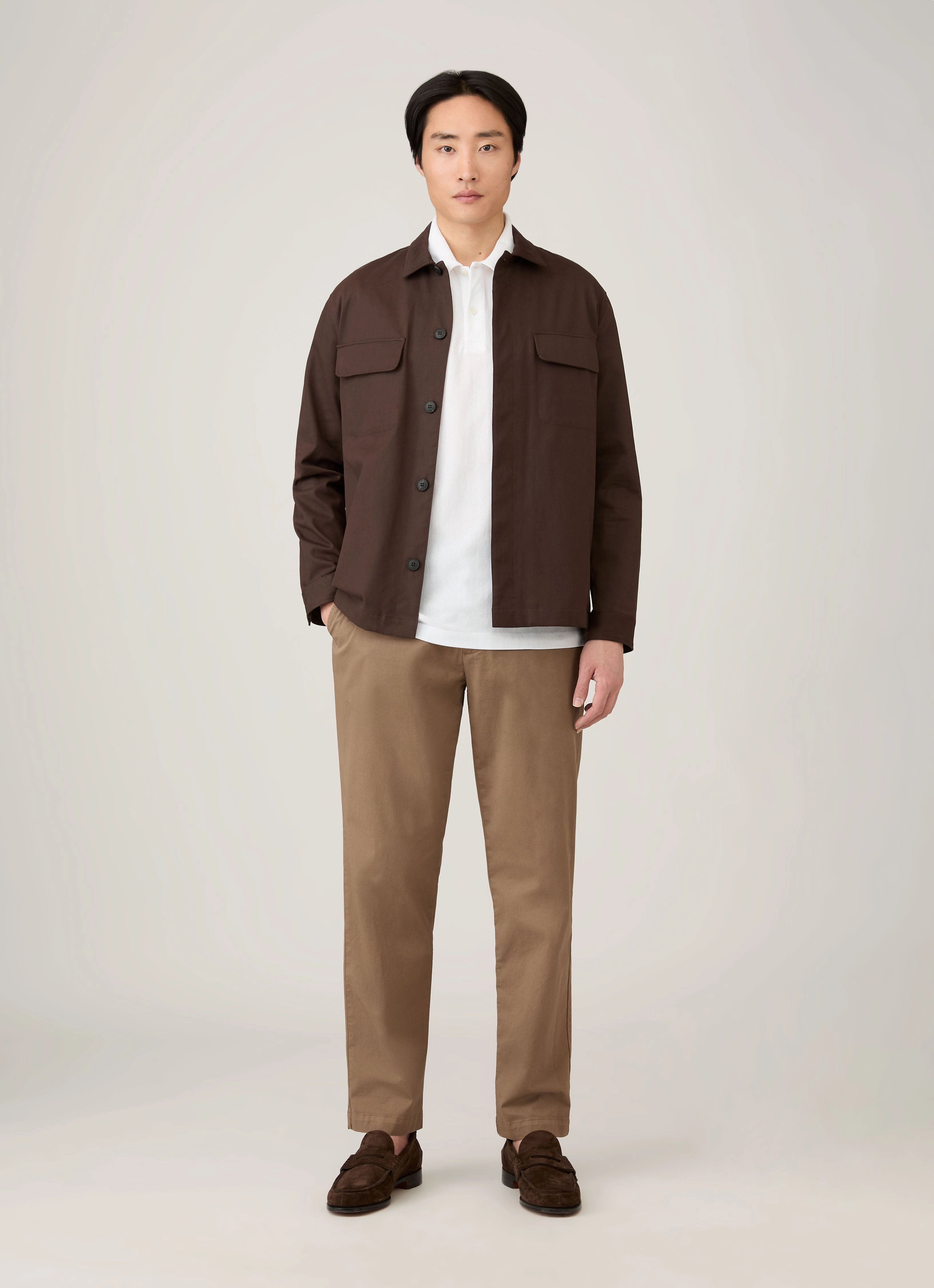 Unisex wear Men's Regular Fit Riviera Polo Shirt in White