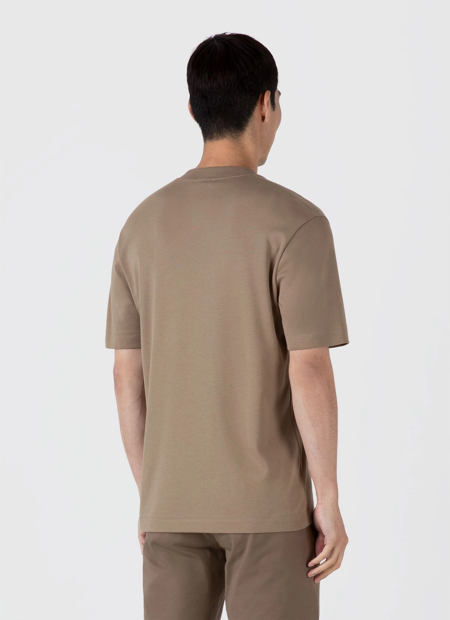 Outdoor Outfit Style Thermal Regulating Layer Men's Relaxed Fit Heavyweight T-shirt in Dark Stone