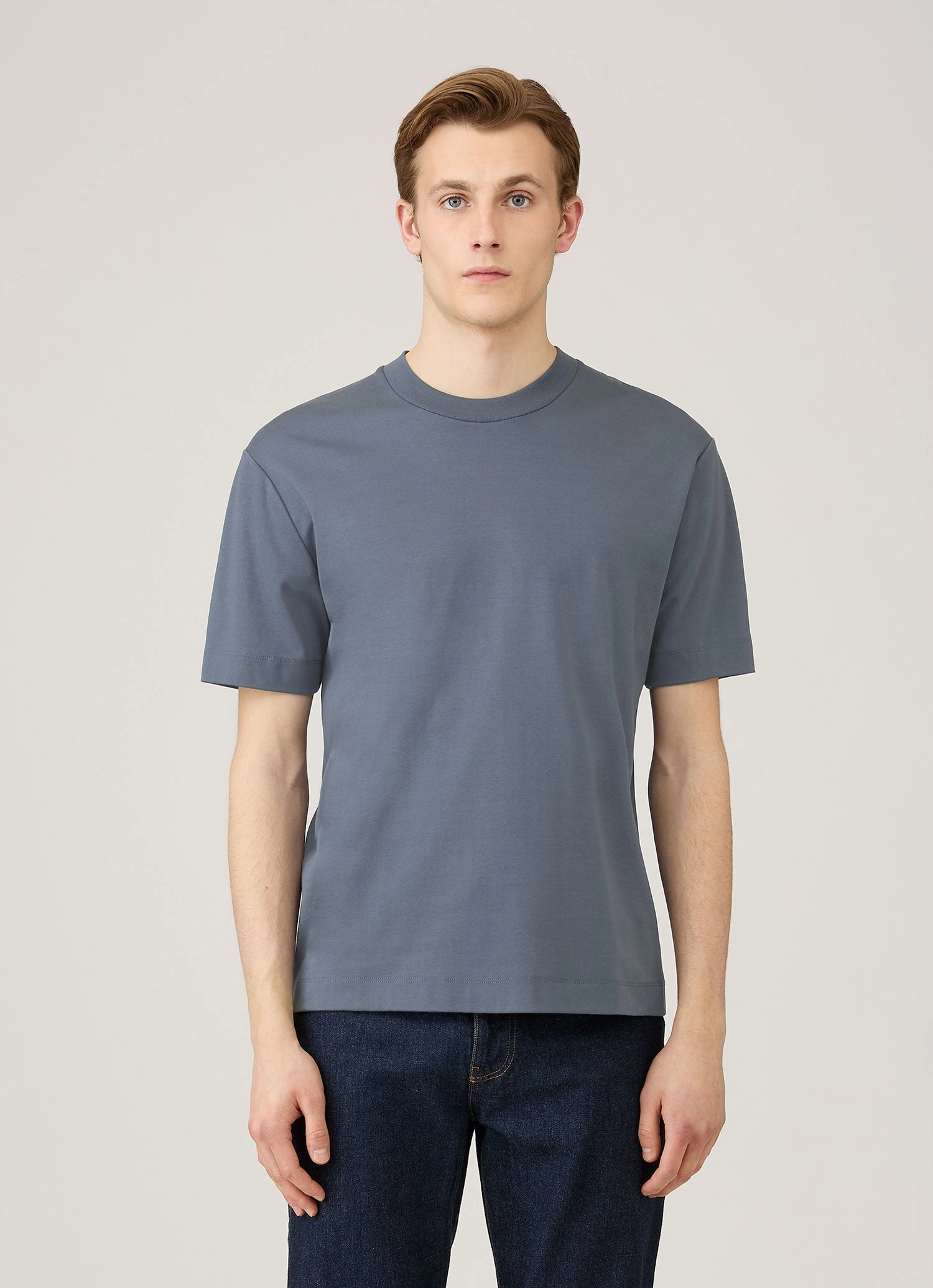 Modern Outfit Men's Relaxed Fit Heavyweight T-shirt in Slate Blue