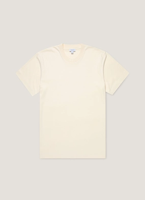 Men's Relaxed Fit Heavyweight T-shirt in Undyed Formal and elegant Picnic Chic Fit Men's Relaxed Fit Heavyweight T-shirt in Undyed