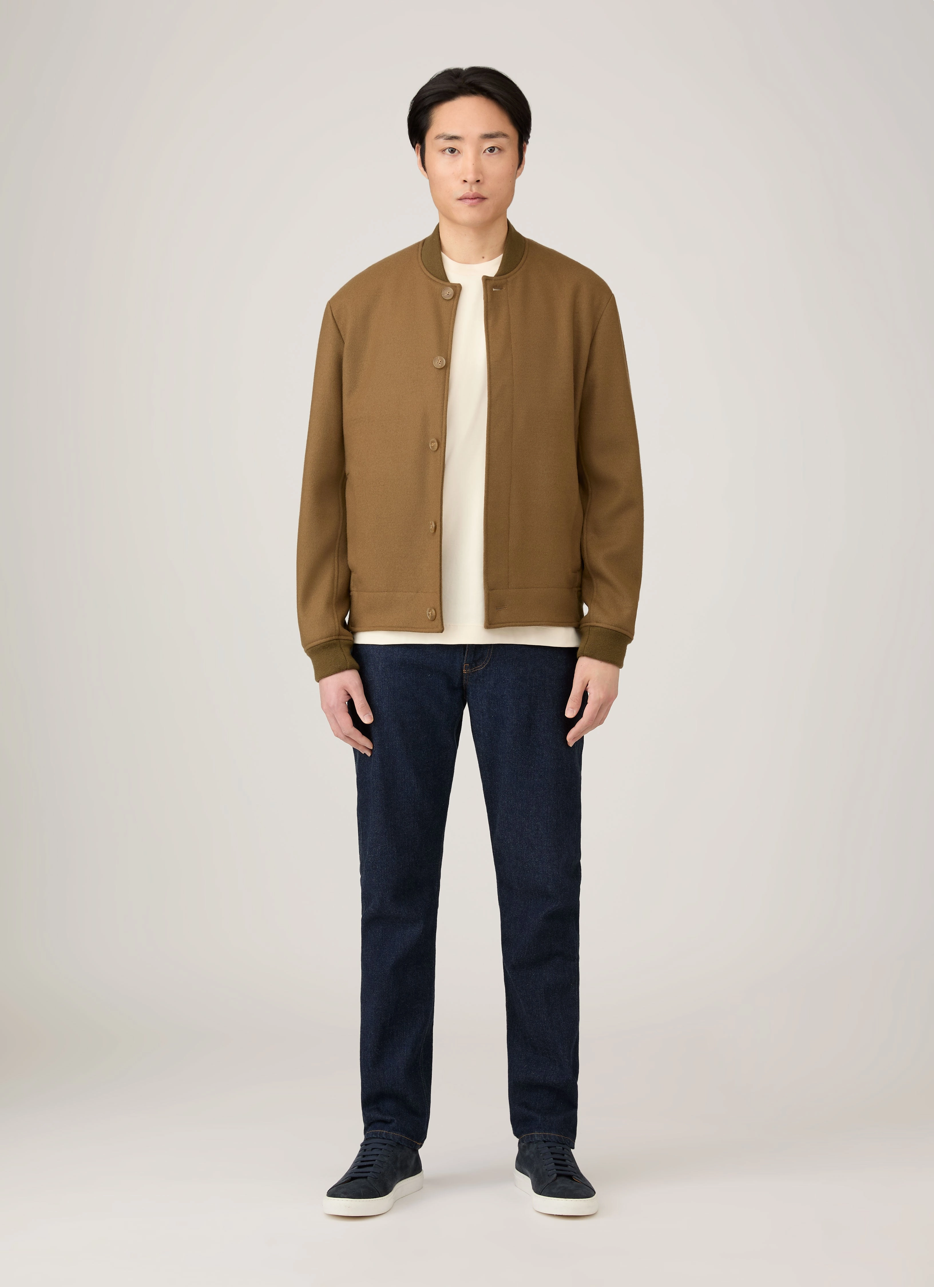 Men's Relaxed Fit Heavyweight T-shirt in Undyed Essential Style Wear