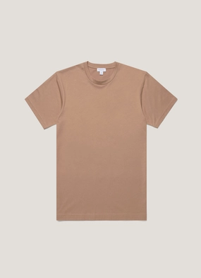 Men's Riviera Midweight T-shirt in Dune Fashion Heritage Men's Riviera Midweight T-shirt in Dune On-the-Go Fashion