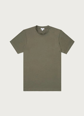 Men's Riviera Midweight T?shirt in Khaki Functional Comfort Men's Riviera Midweight T?shirt in Khaki Playful Vibes Fashionable Look