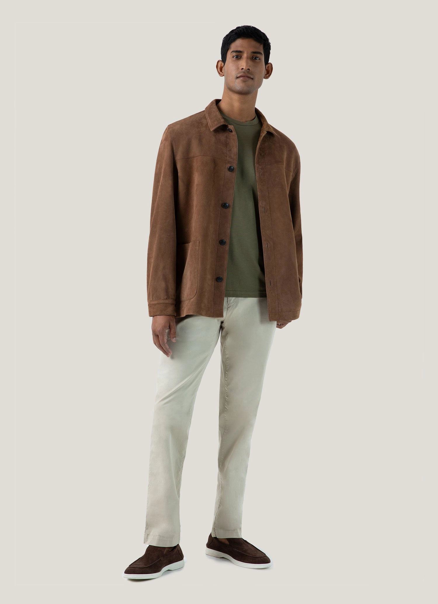 Fit For Comfort Men's Riviera Midweight T?shirt in Khaki