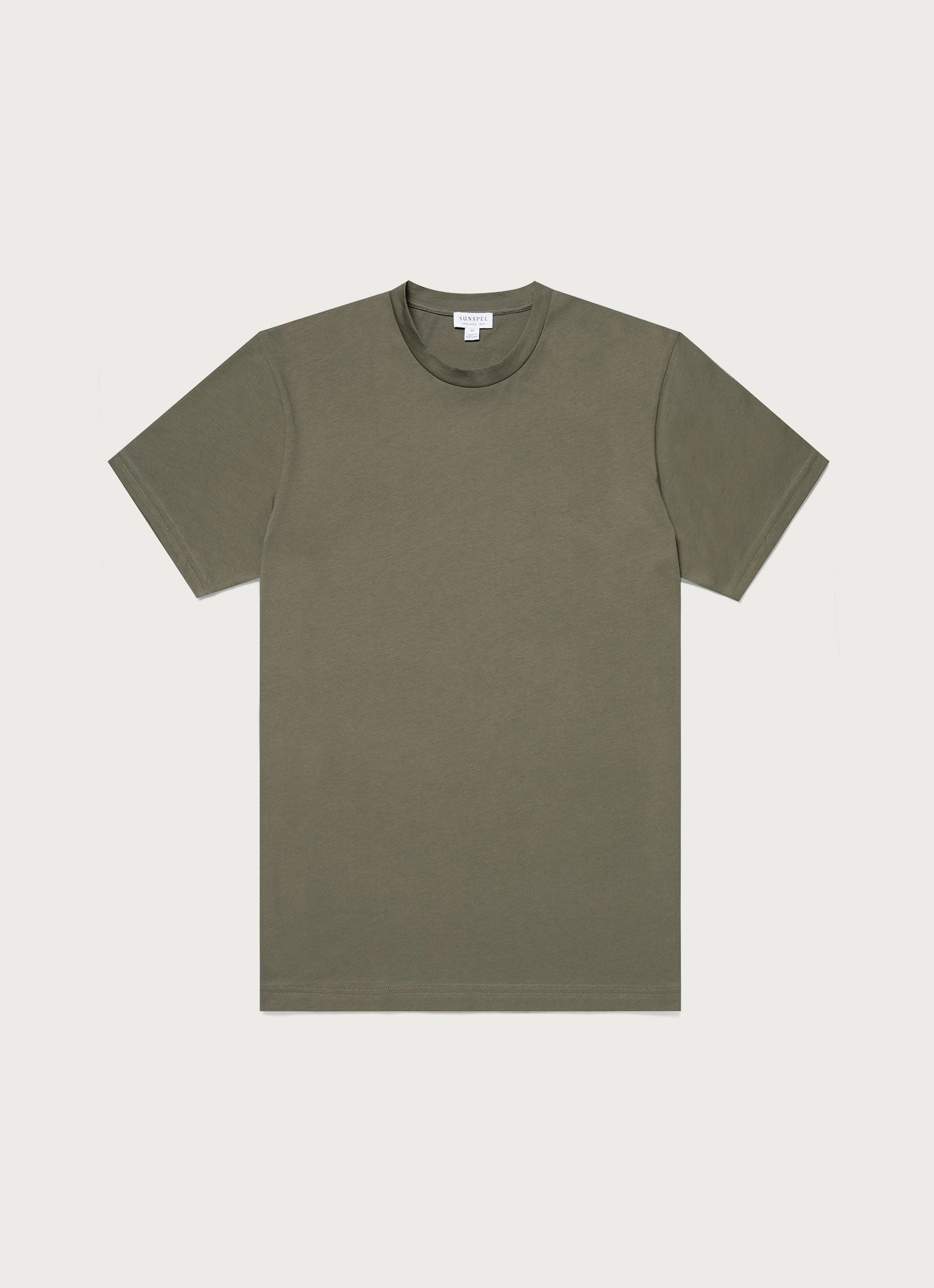 Men's Riviera Midweight T?shirt in Khaki Playful Vibes Fashionable Look
