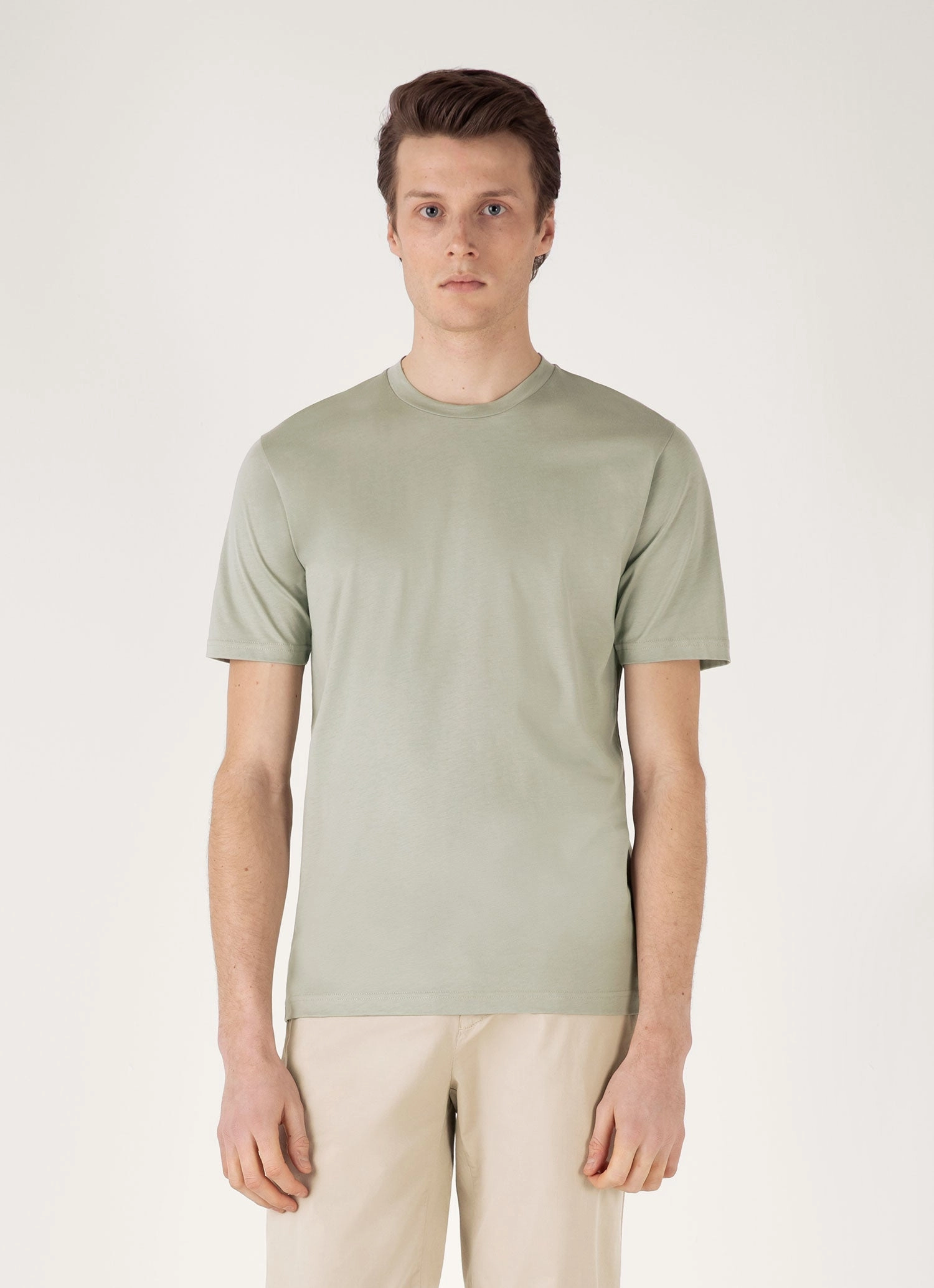 All-Weather Wear Men's Riviera Midweight T-shirt in Pastel Green