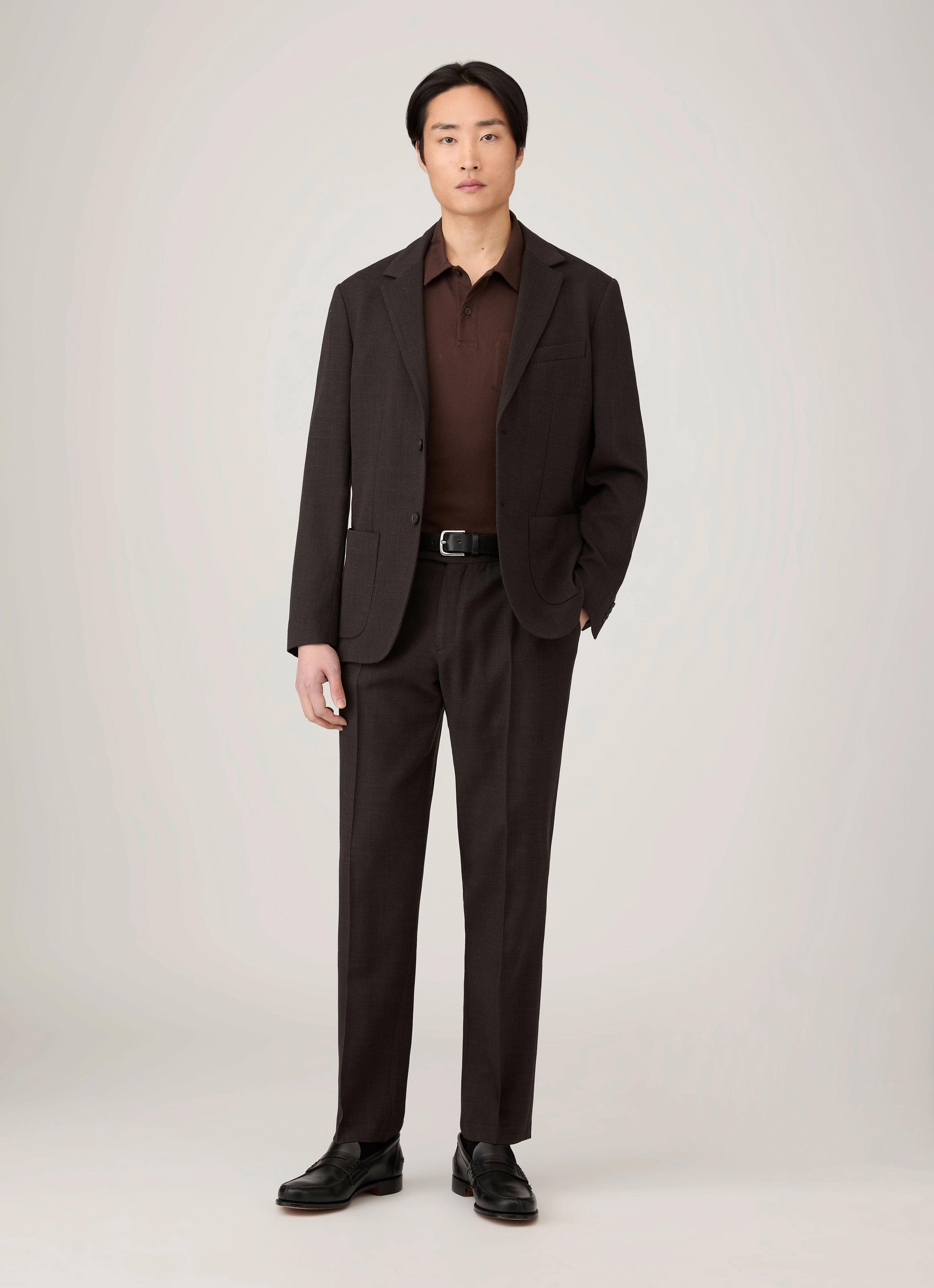 Fashionable Look Men's Riviera Polo Shirt in Bakelite