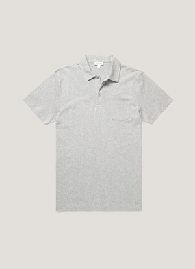 Men's Riviera Polo Shirt in Grey Melange Outdoor Wear Men's Riviera Polo Shirt in Grey Melange Formal Edge Casual Design