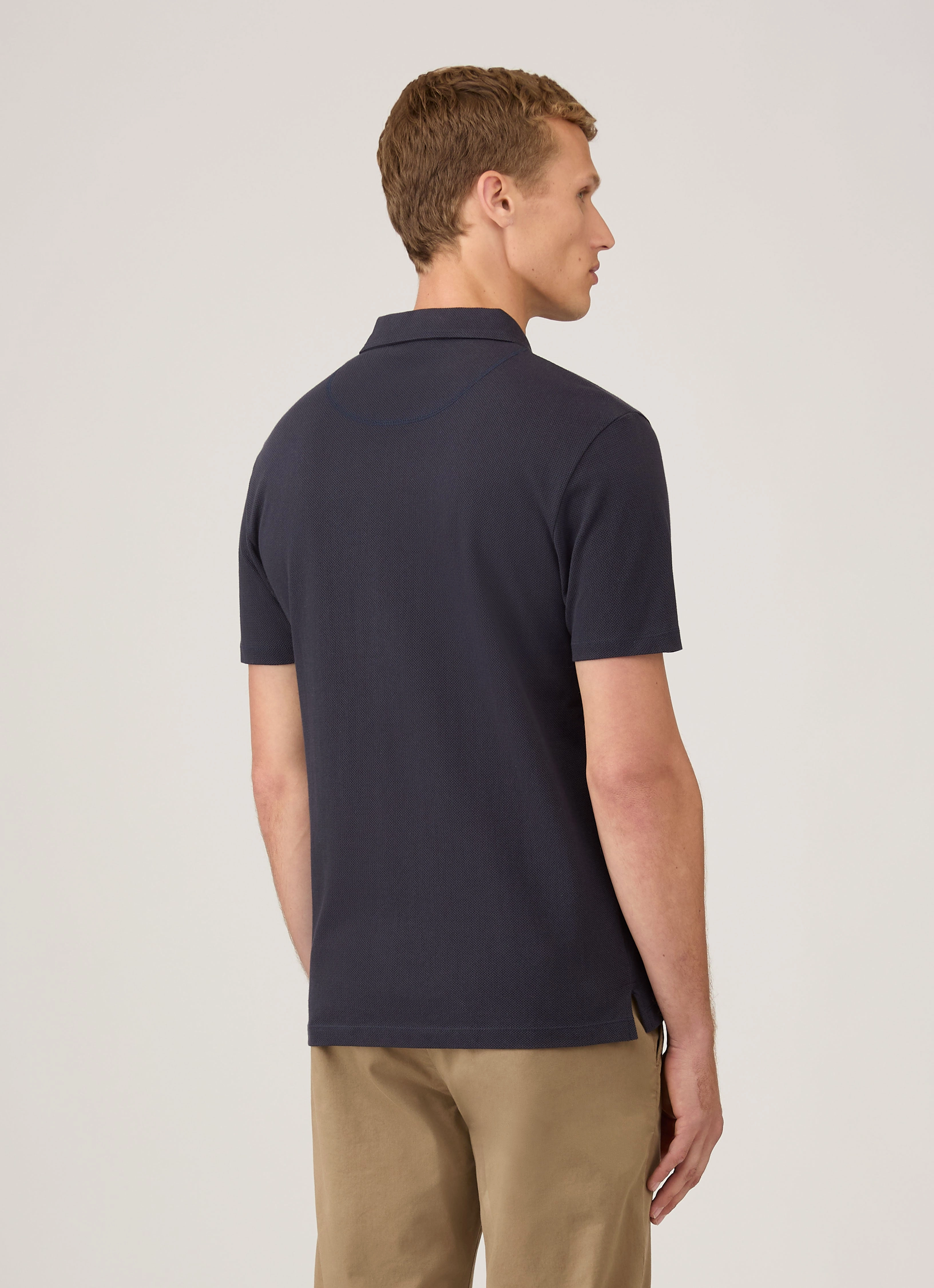 Men's Riviera Polo Shirt in Navy Fashion Forward Club Event