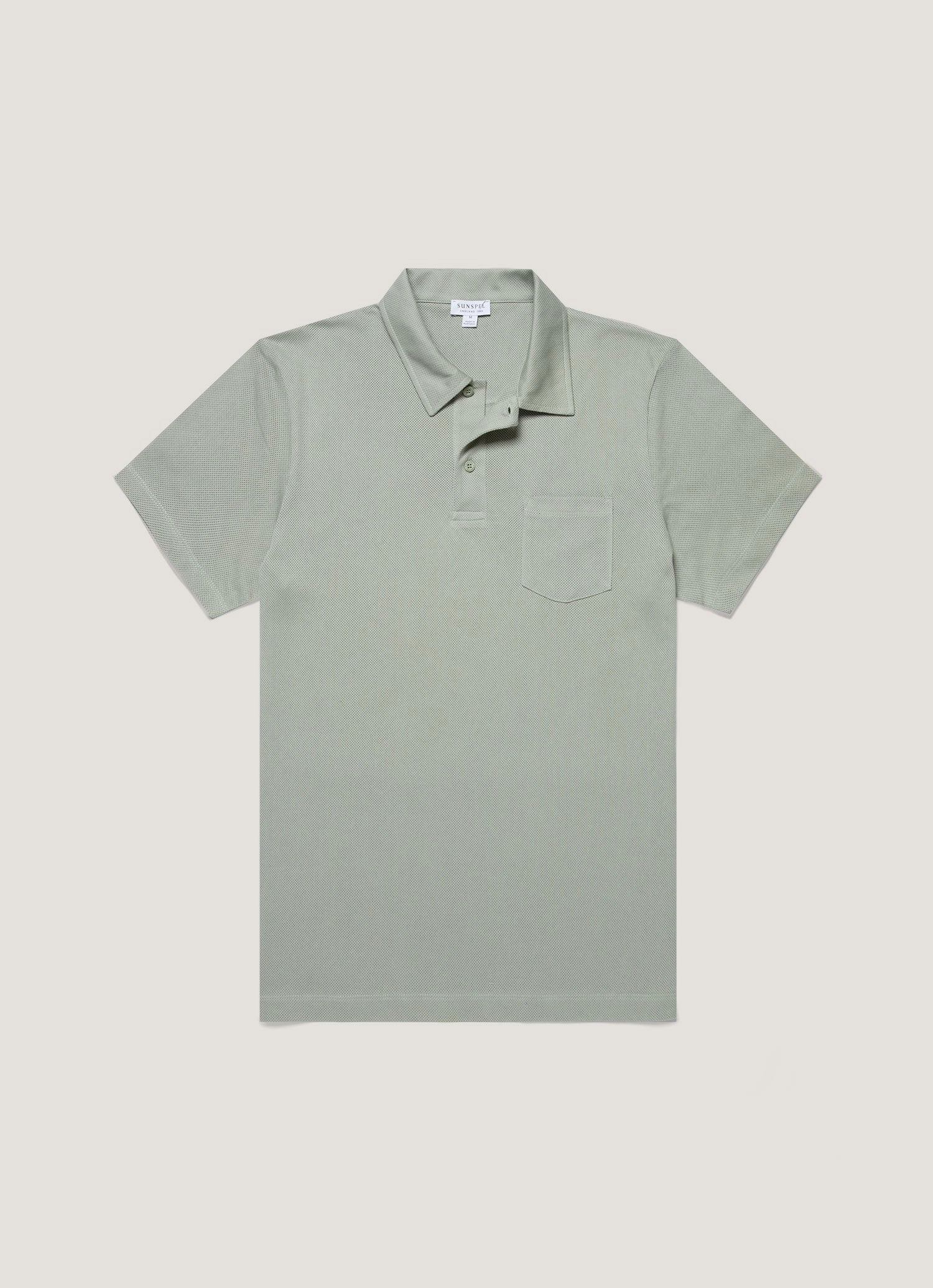 Street Wear Men's Riviera Polo Shirt in Pastel Green