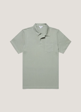 Street Wear Men's Riviera Polo Shirt in Pastel Green