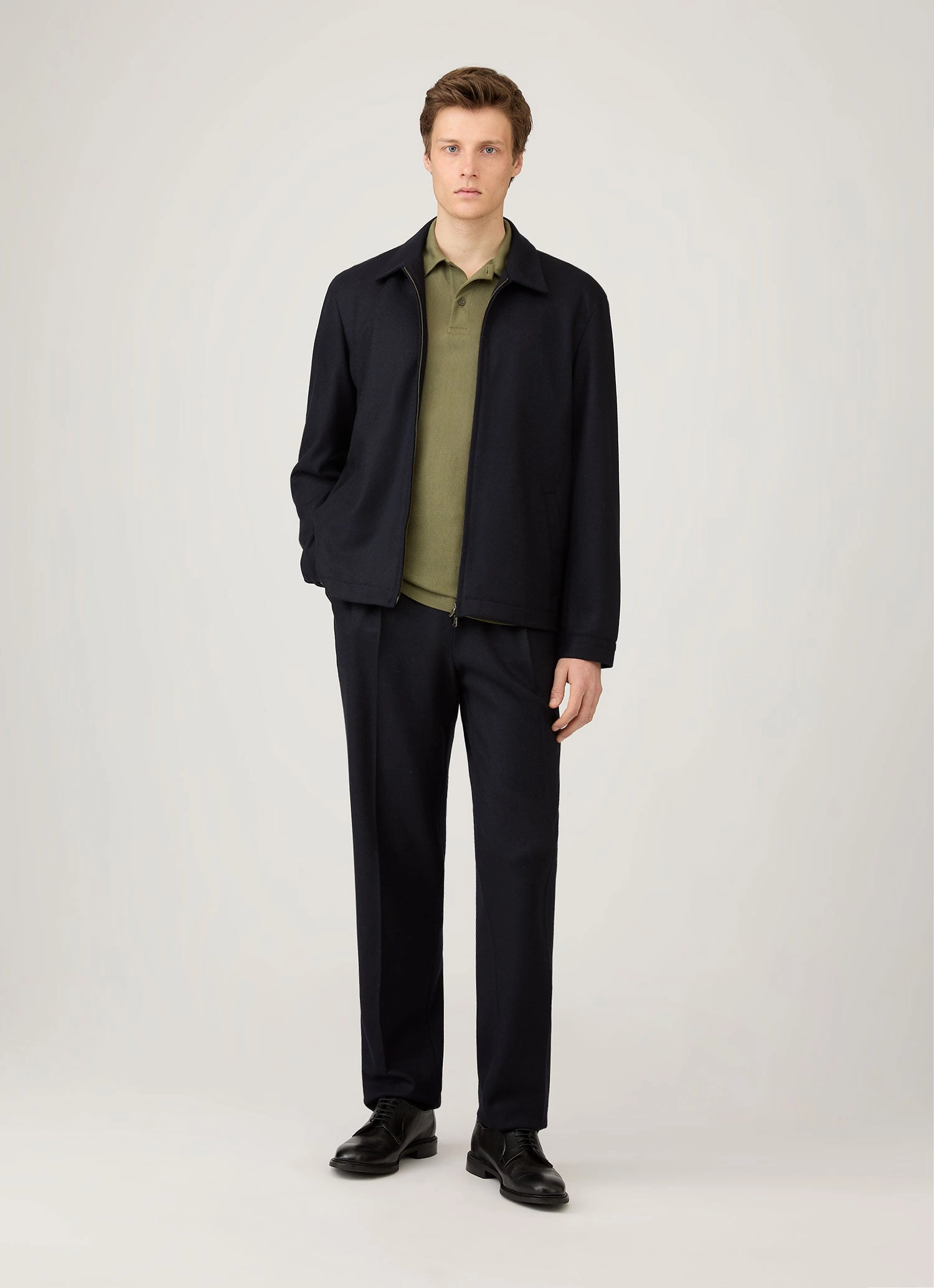 Relaxed Fashion Men's Riviera Polo Shirt in Sea Moss