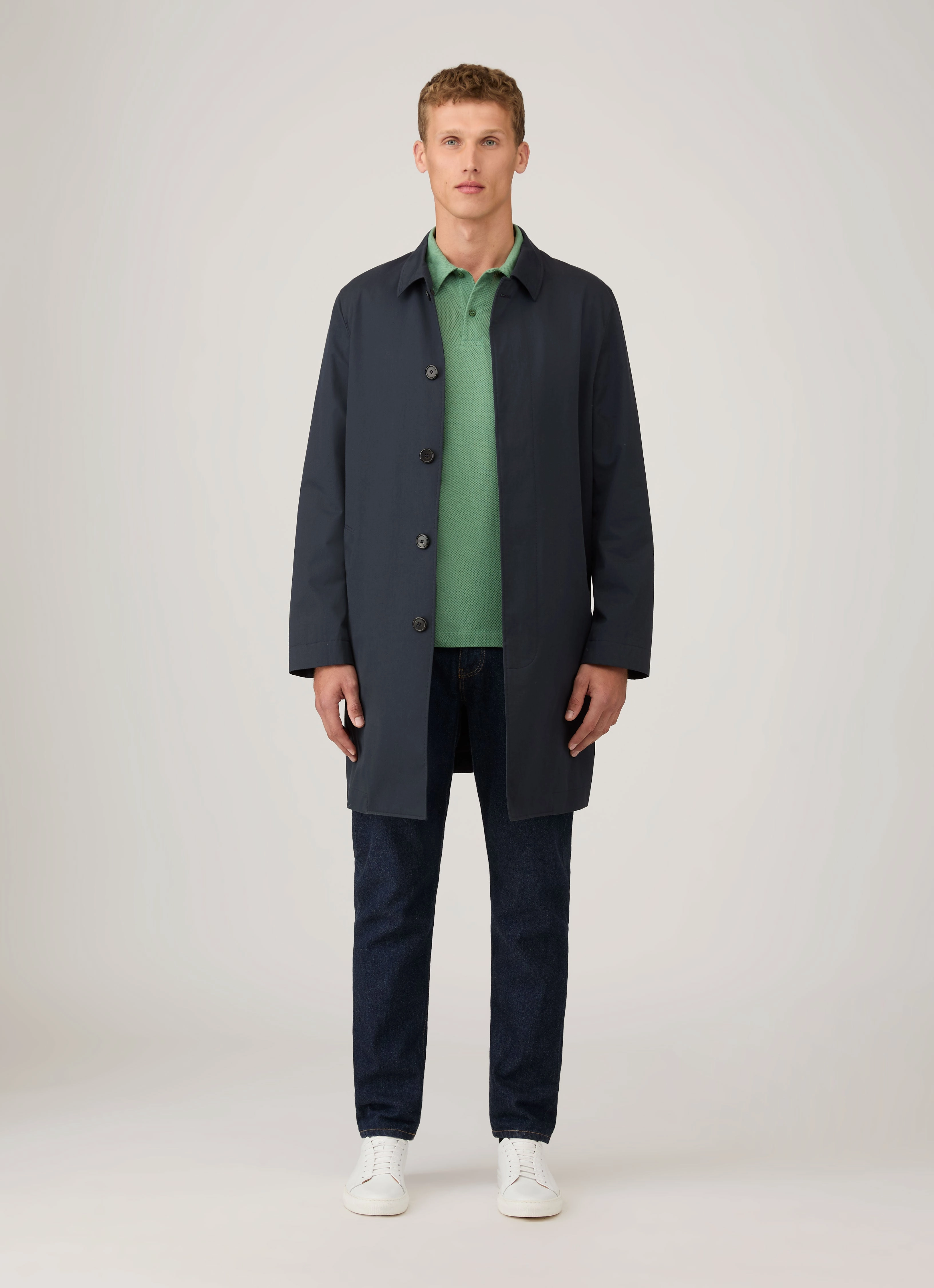 Men's Riviera Polo Shirt in Thyme Casual Look