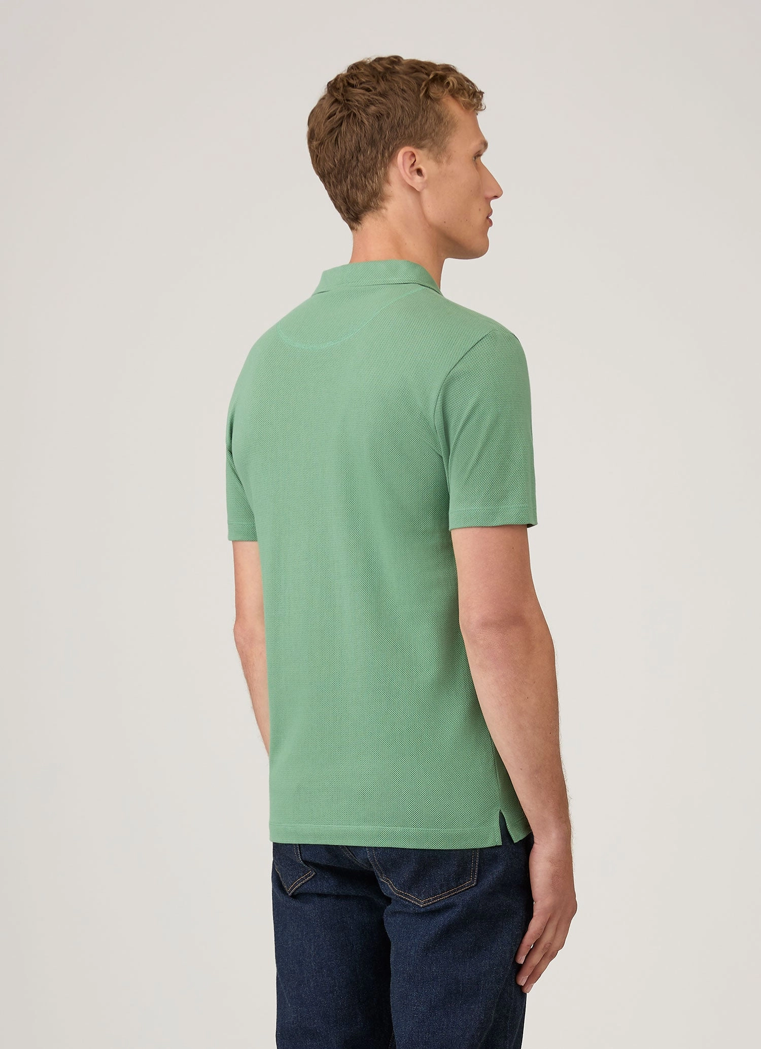 Business Travel Men's Riviera Polo Shirt in Thyme