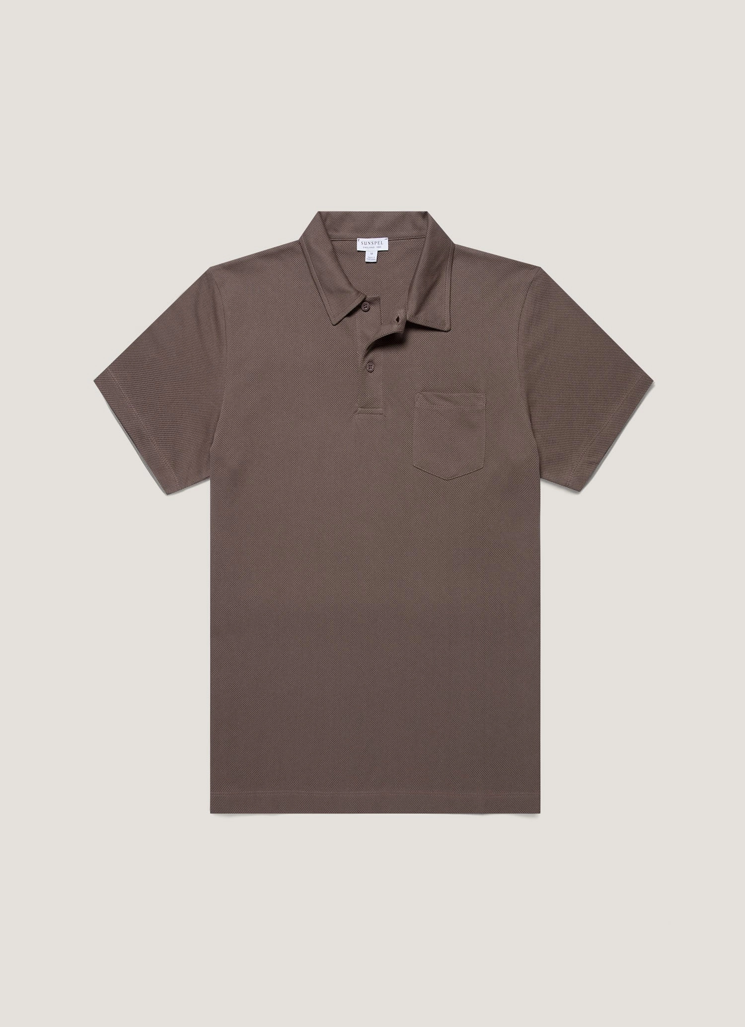 Perfect Comfort Men's Riviera Polo Shirt in Walnut
