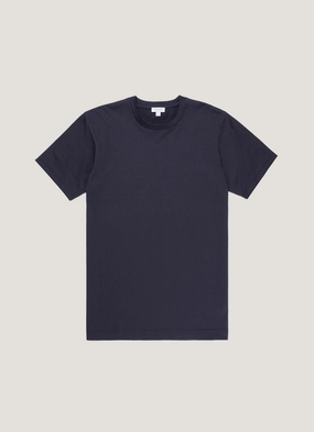 Men's Riviera T-shirt in Navy Laid - back look Men's Riviera T-shirt in Navy Light Wear Soft Lining