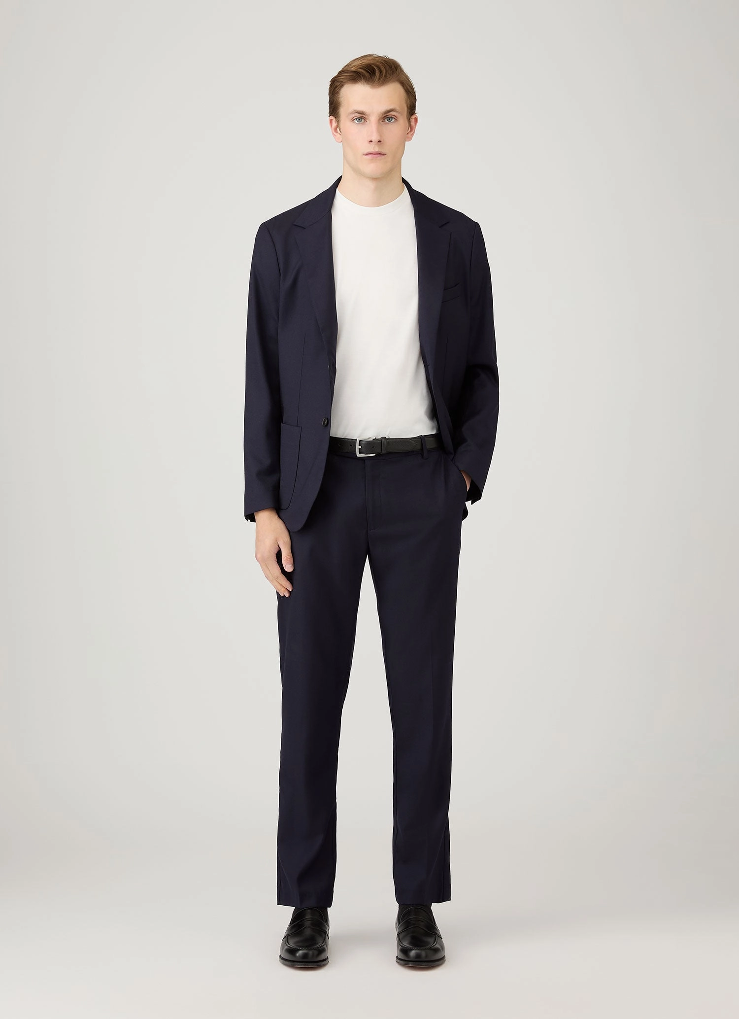 Comfy Choice Men's Silk Cotton T-shirt in White