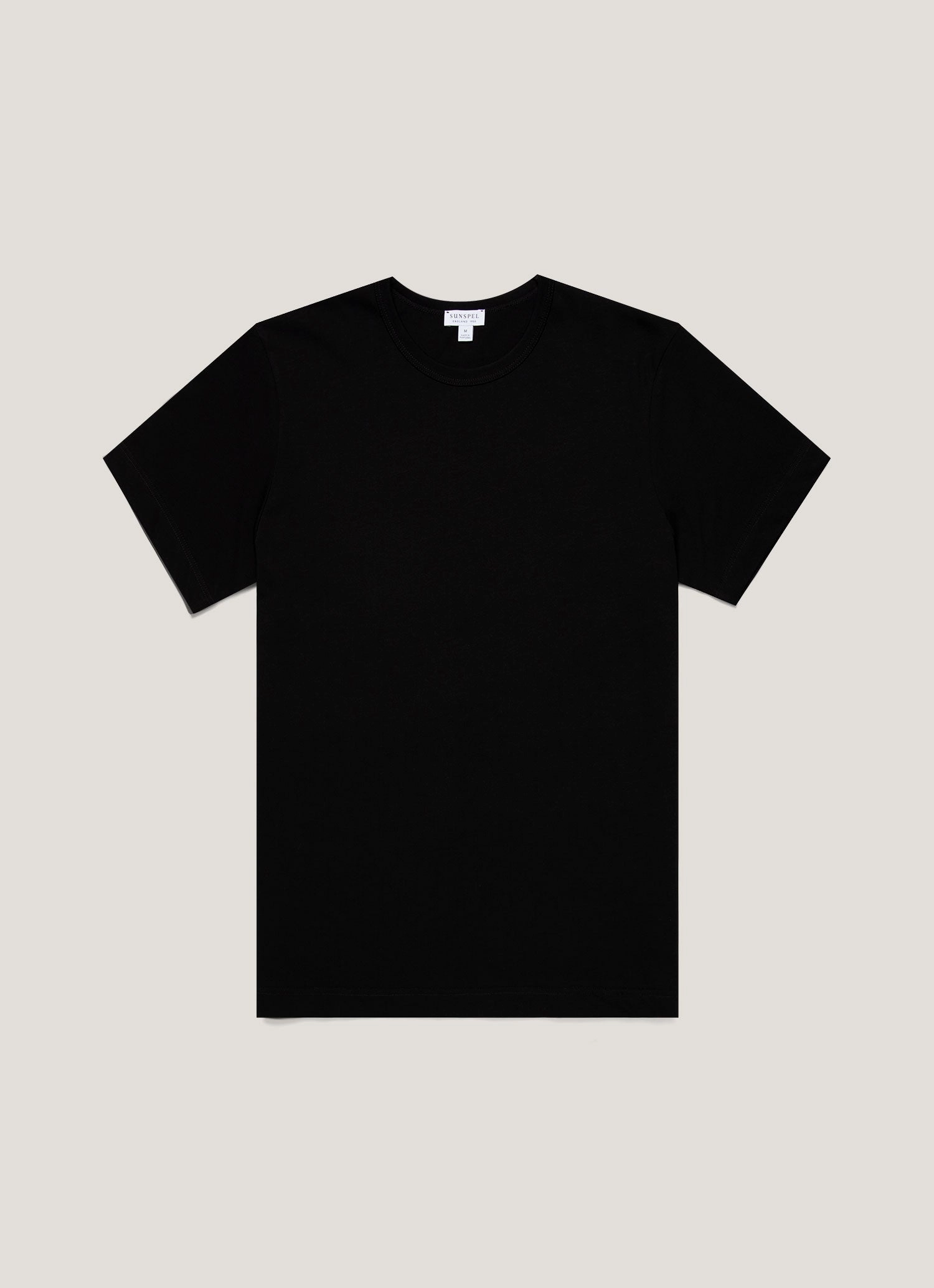 Sport Flex Fit Design Men's Single Jersey T-shirt in Black