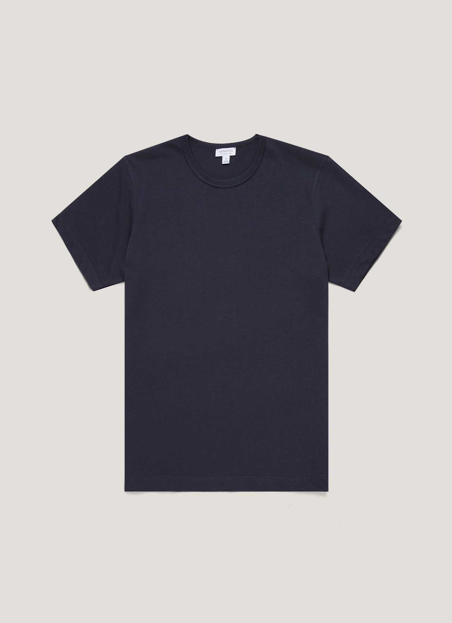 Cool Comfort Everyday Layering Men's Single Jersey T-shirt in Navy