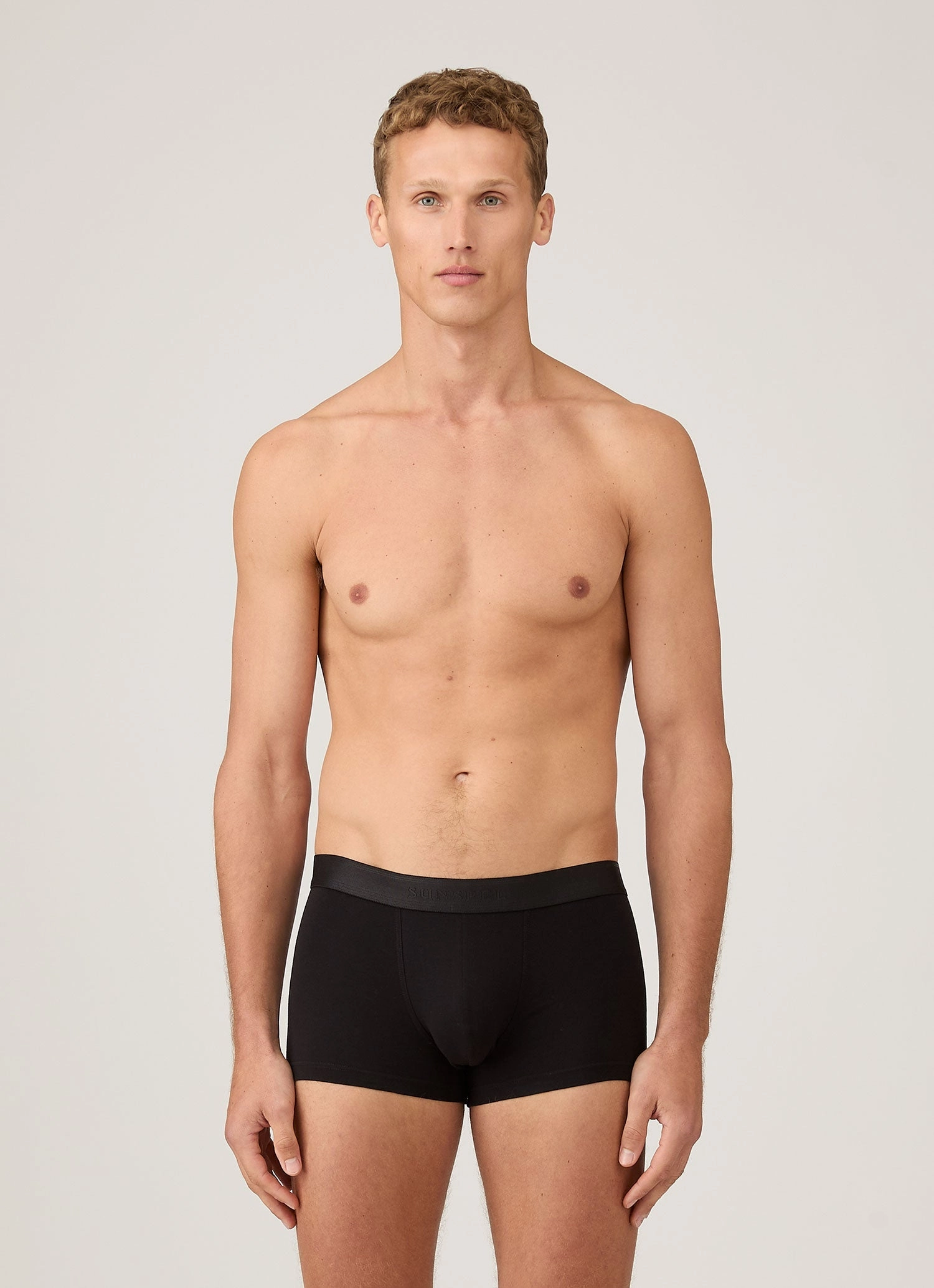 Eye-Catching Top Rated Men's Stretch Cotton Trunks 3-Pack in Black Cozy Comfort Design