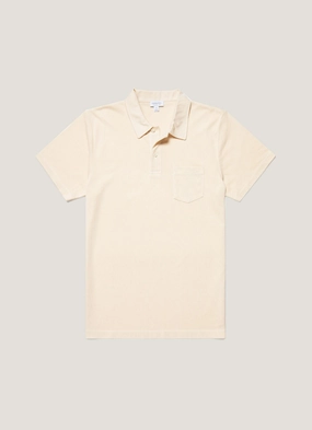 Casual Wear Effortless Comfort Men's Undyed Riviera Polo Shirt in Undyed