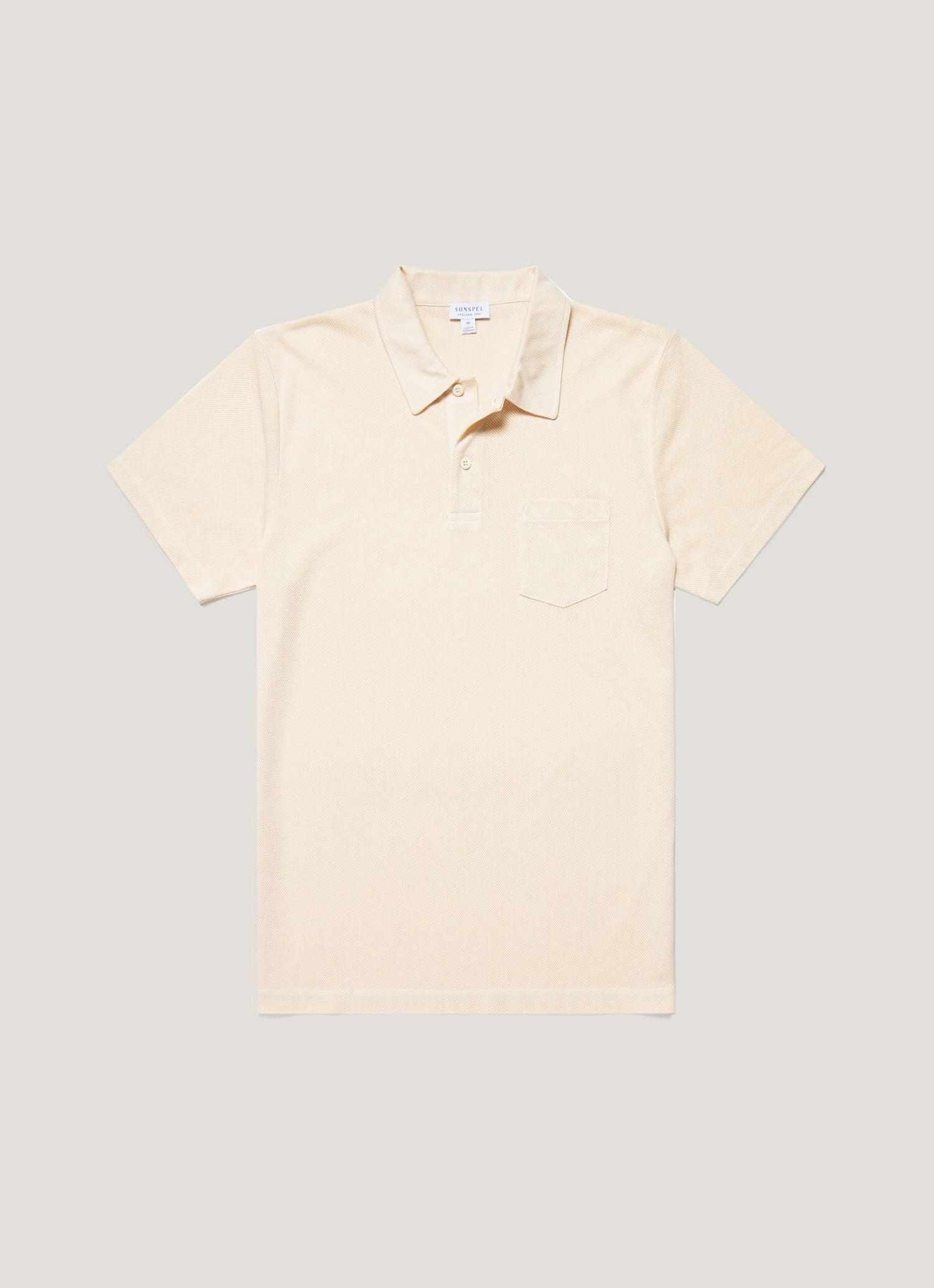 Casual Wear Effortless Comfort Men's Undyed Riviera Polo Shirt in Undyed