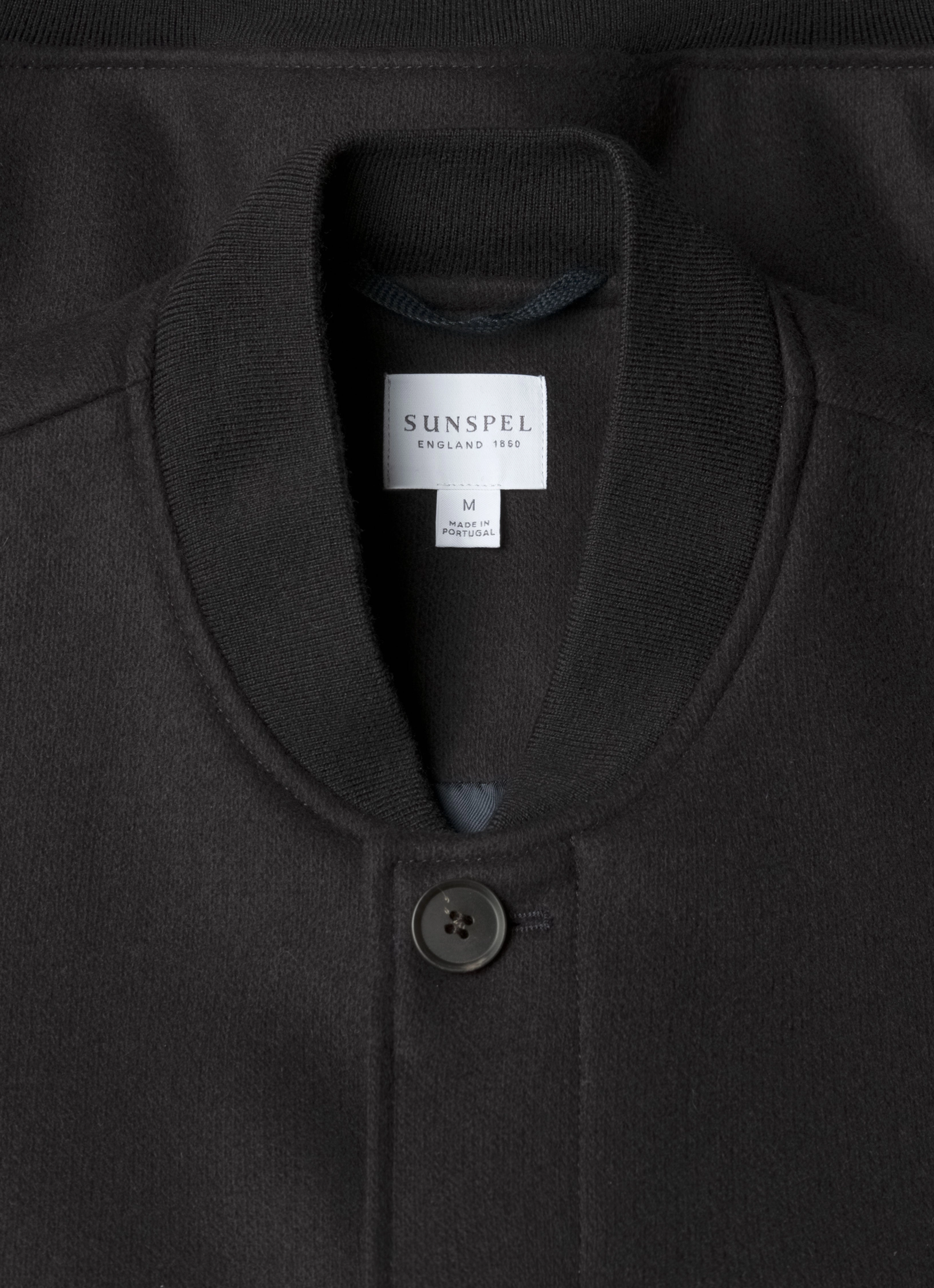 pilots Men's Wool Bomber Jacket in Navy