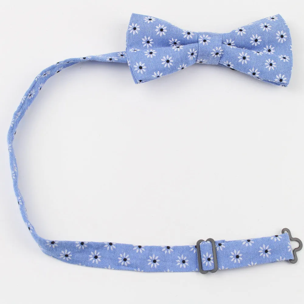 Mens Bow Tie Flexible Bowtie Smooth Necktie Soft Cotton Butterfly Decorative Pattern Paisley Flower Ties
