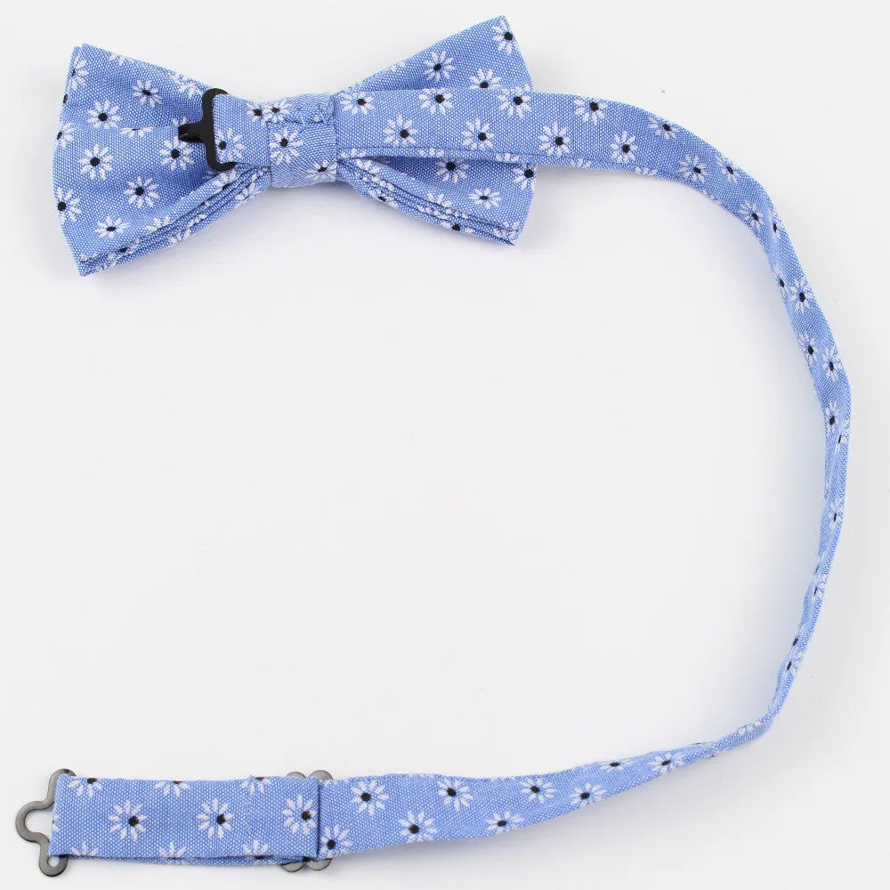 Mens Bow Tie Flexible Bowtie Smooth Necktie Soft Cotton Butterfly Decorative Pattern Paisley Flower Ties