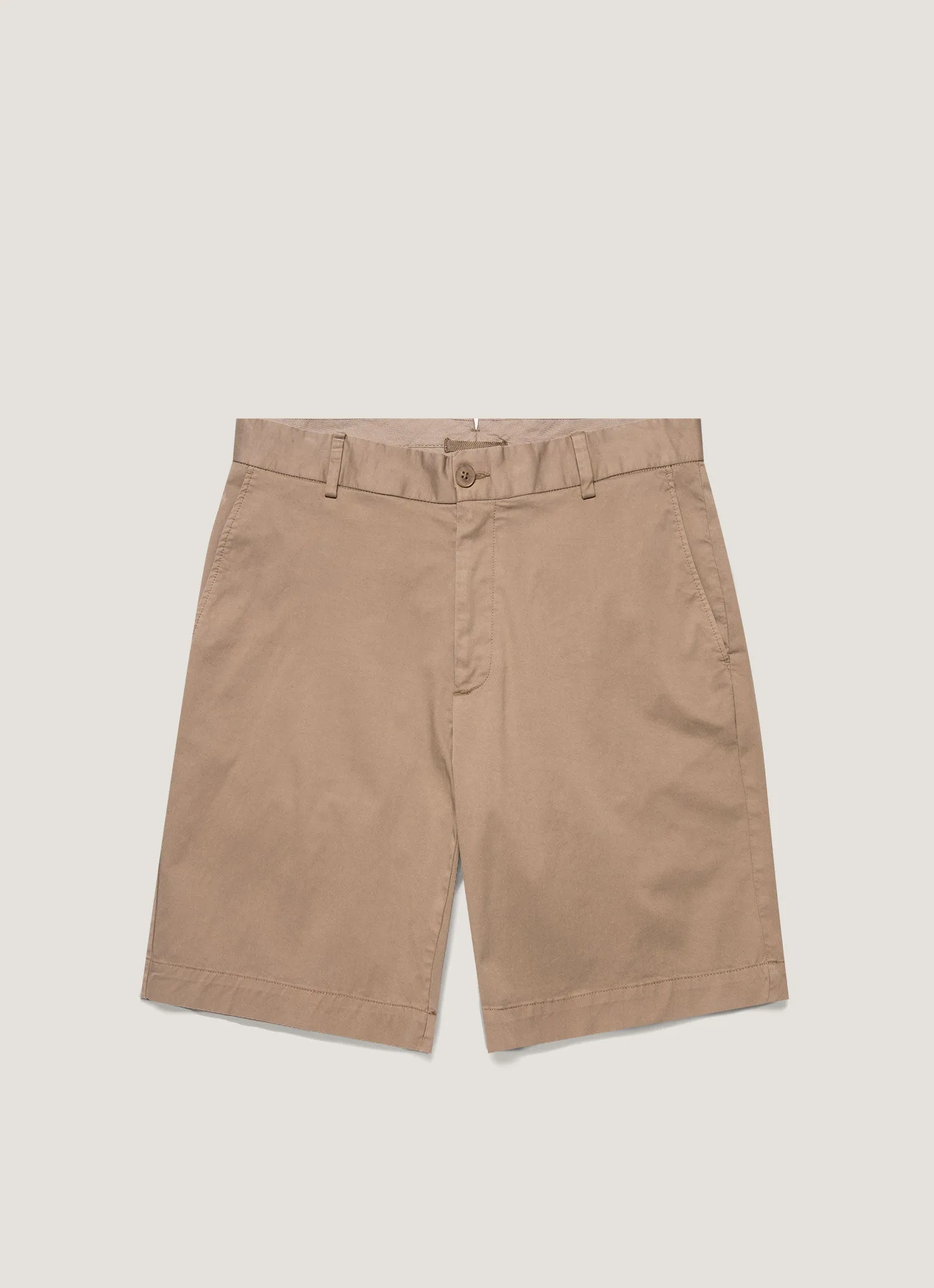 Earth Tones Men's Chino Shorts in Dark Stone