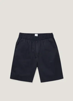 Men's Cotton Linen Drawstring Shorts in Navy Easy Fold Men's Cotton Linen Drawstring Shorts in Navy sunglasses Tennis shorts