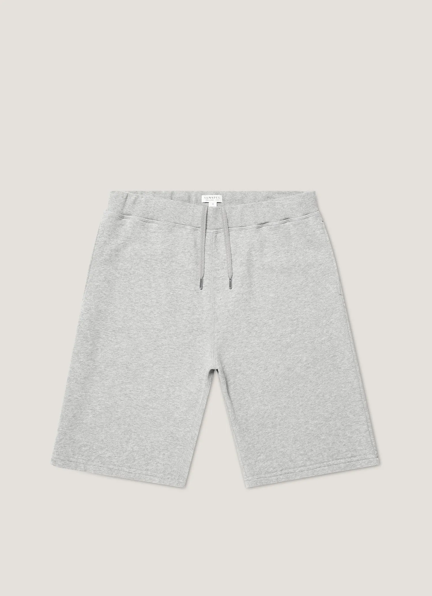 Men's Loopback Shorts in Grey Melange corduroy shorts