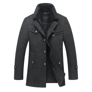 Men's Premium Gentle Double Layered Wool Coat