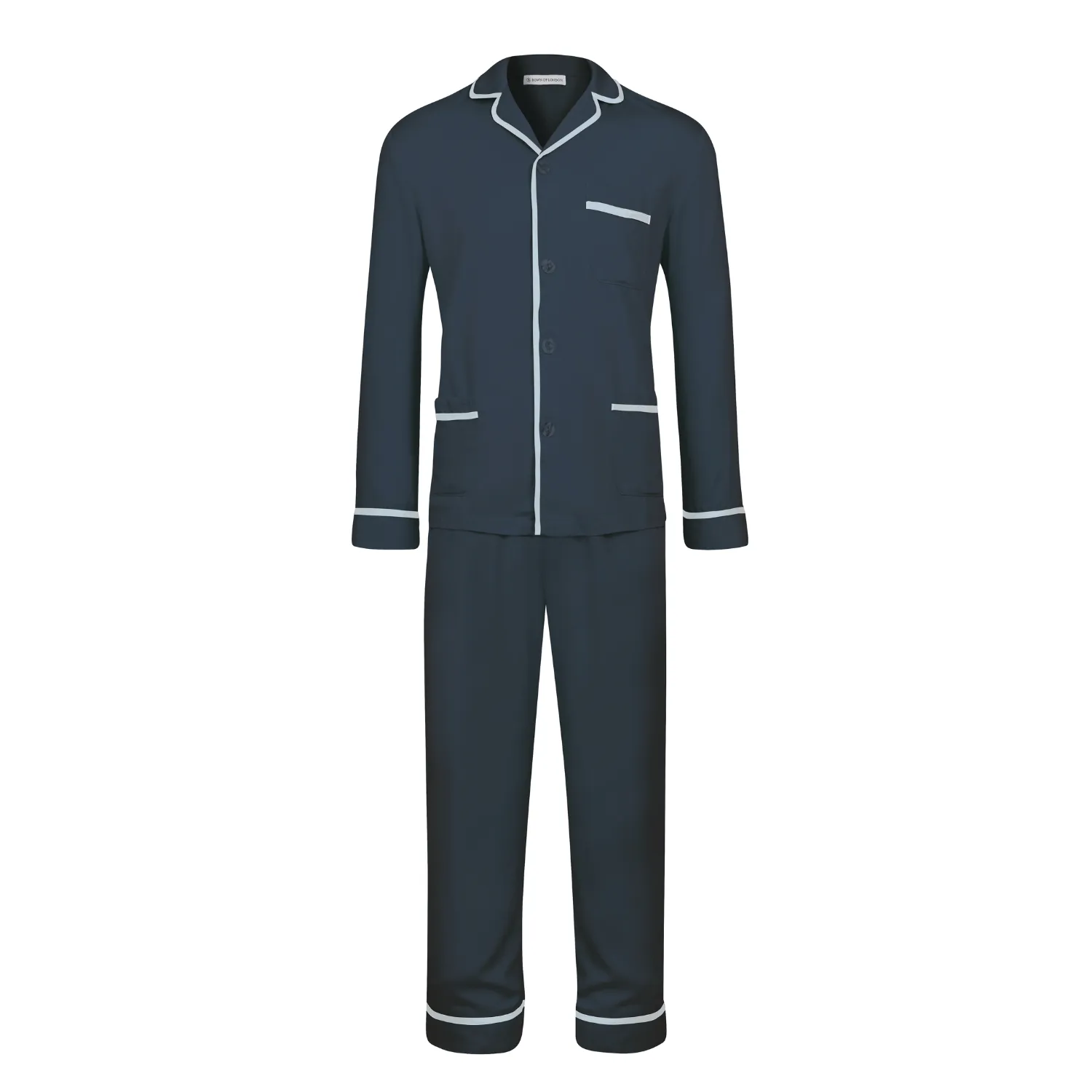Men's Satin Pajamas - Poseiden