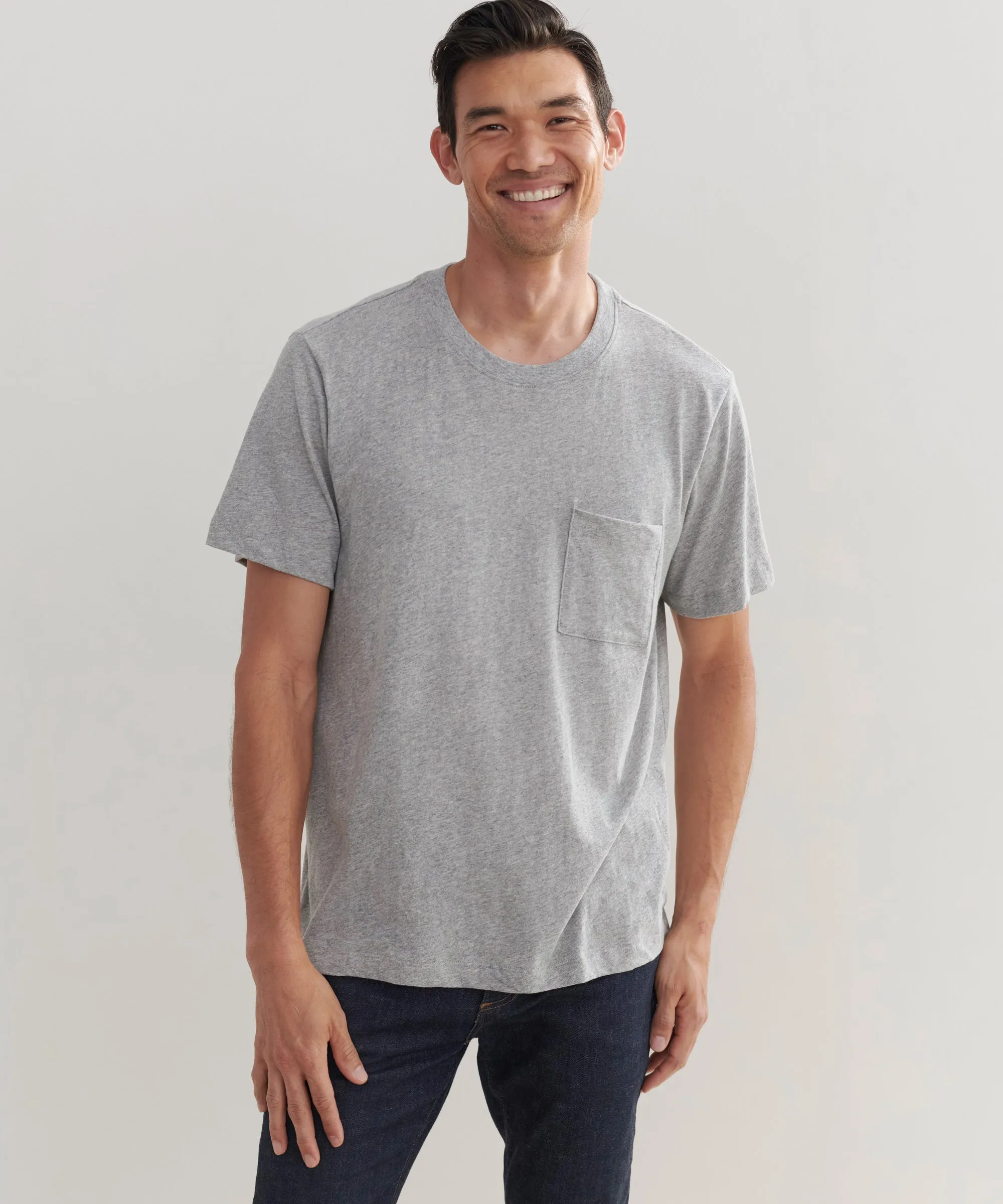 LayeredDurability BuiltInLayer Men's Vintage Pocket Tee