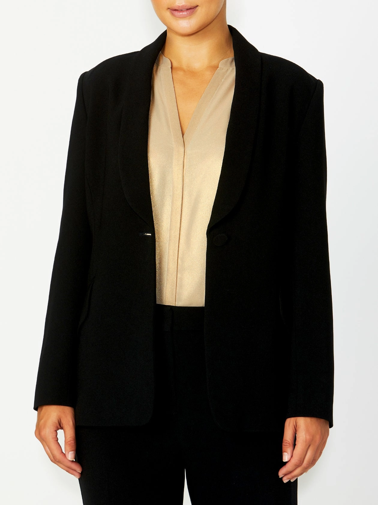 Quinn Black Blazer Frictionless Cuffs