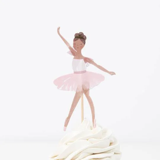 Meri Meri Ballerina Cupcake Kit ( 24 toppers) S9092 S9120