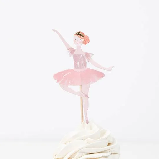Meri Meri Ballerina Cupcake Kit ( 24 toppers) S9092 S9120