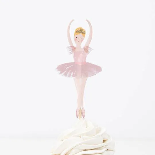 Meri Meri Ballerina Cupcake Kit ( 24 toppers) S9092 S9120