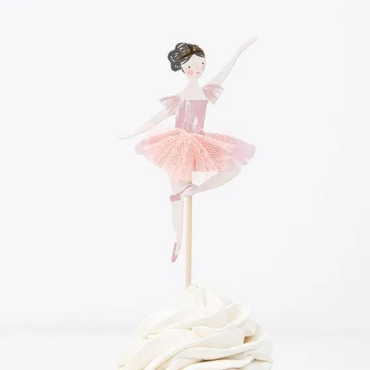 Meri Meri Ballerina Cupcake Kit ( 24 toppers) S9092 S9120