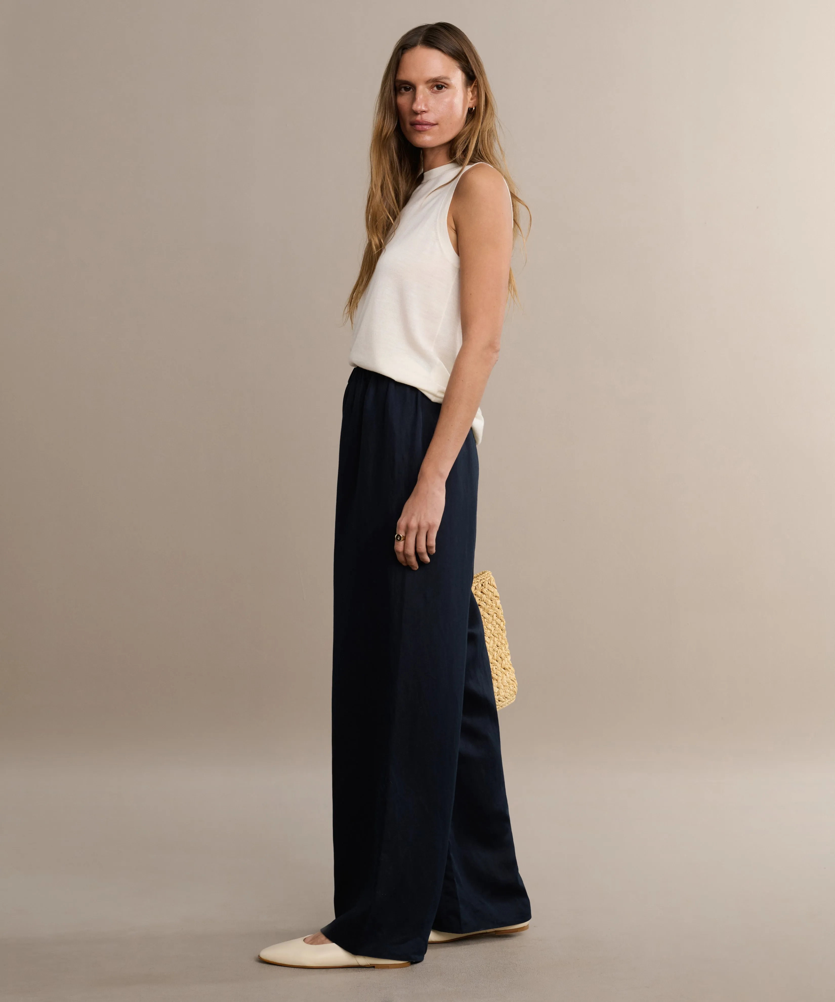 Multi Directional Zipper Placement Merino Tank