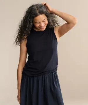 Merino Tank EcoCertified Organic Cotton Merino Tank Silicone Print Detail