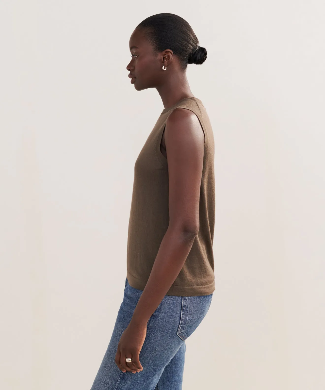 AntiStatic Treatment AntiPill Surface Merino Tank