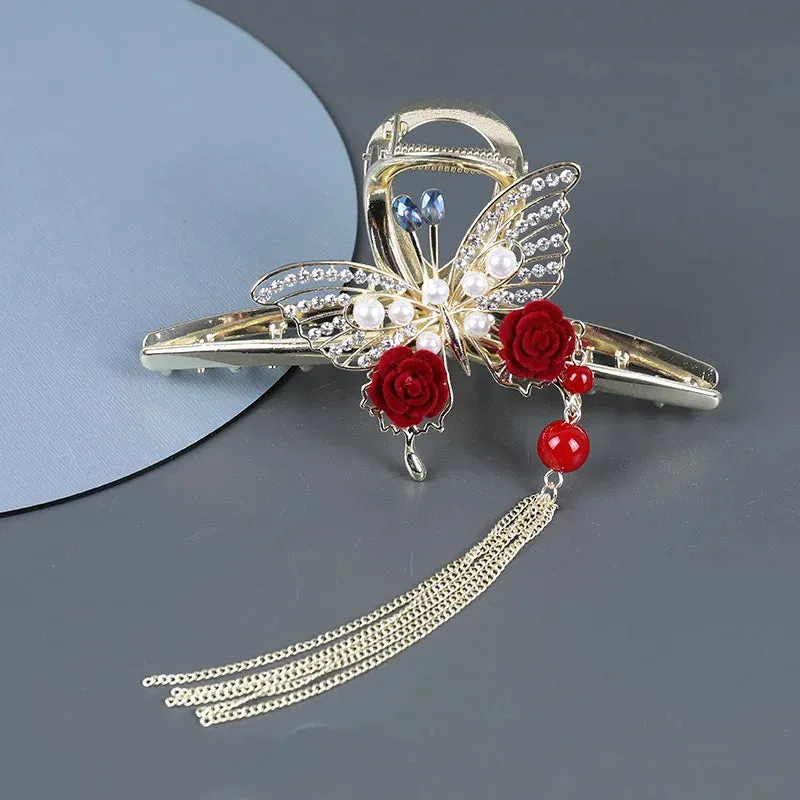 Metal Butterfly Hair Clip For Women