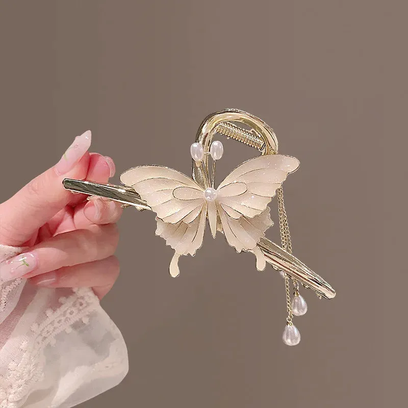 Metal Butterfly Hair Clip For Women