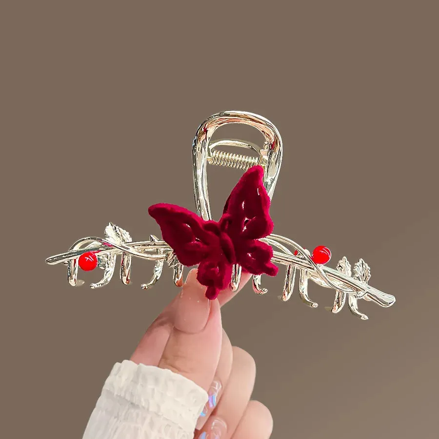 Metal Butterfly Hair Clip For Women