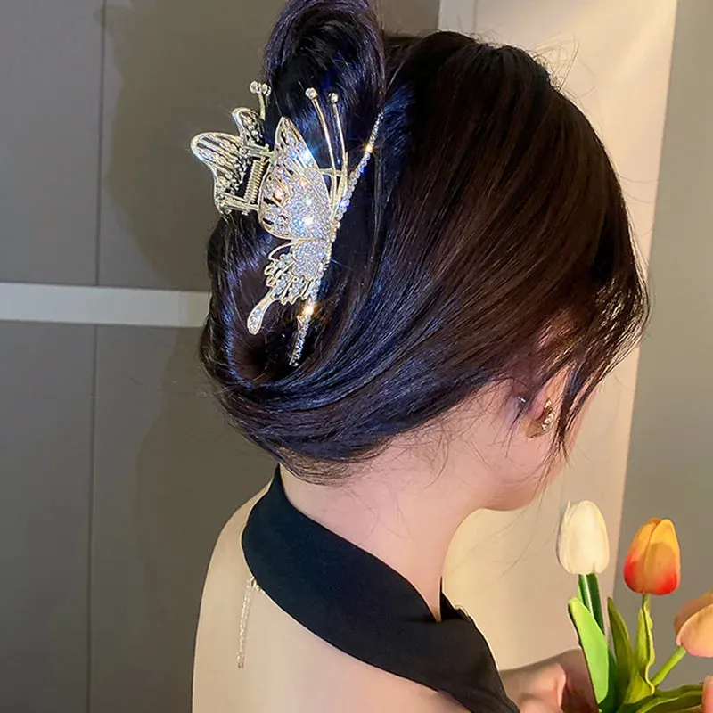 Metal Butterfly Hair Clip For Women