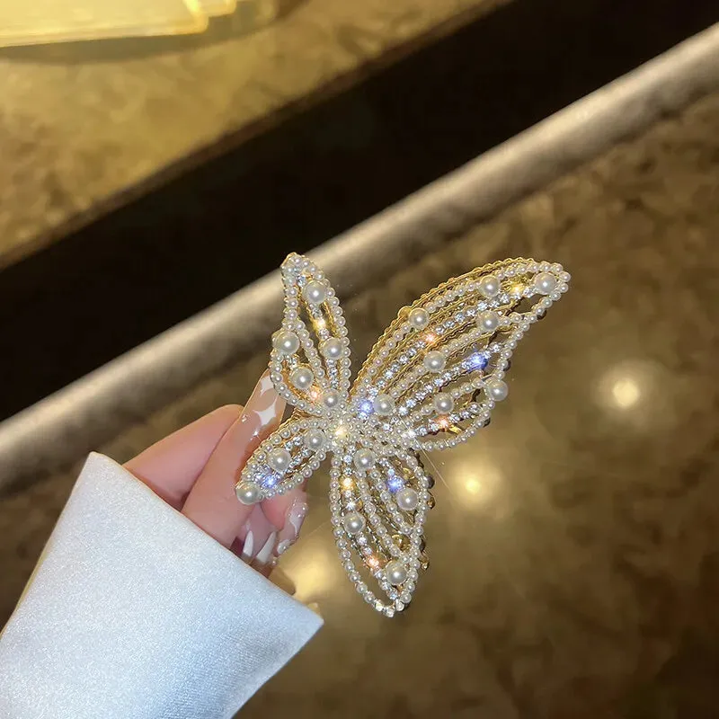 Metal Butterfly Hair Clip For Women